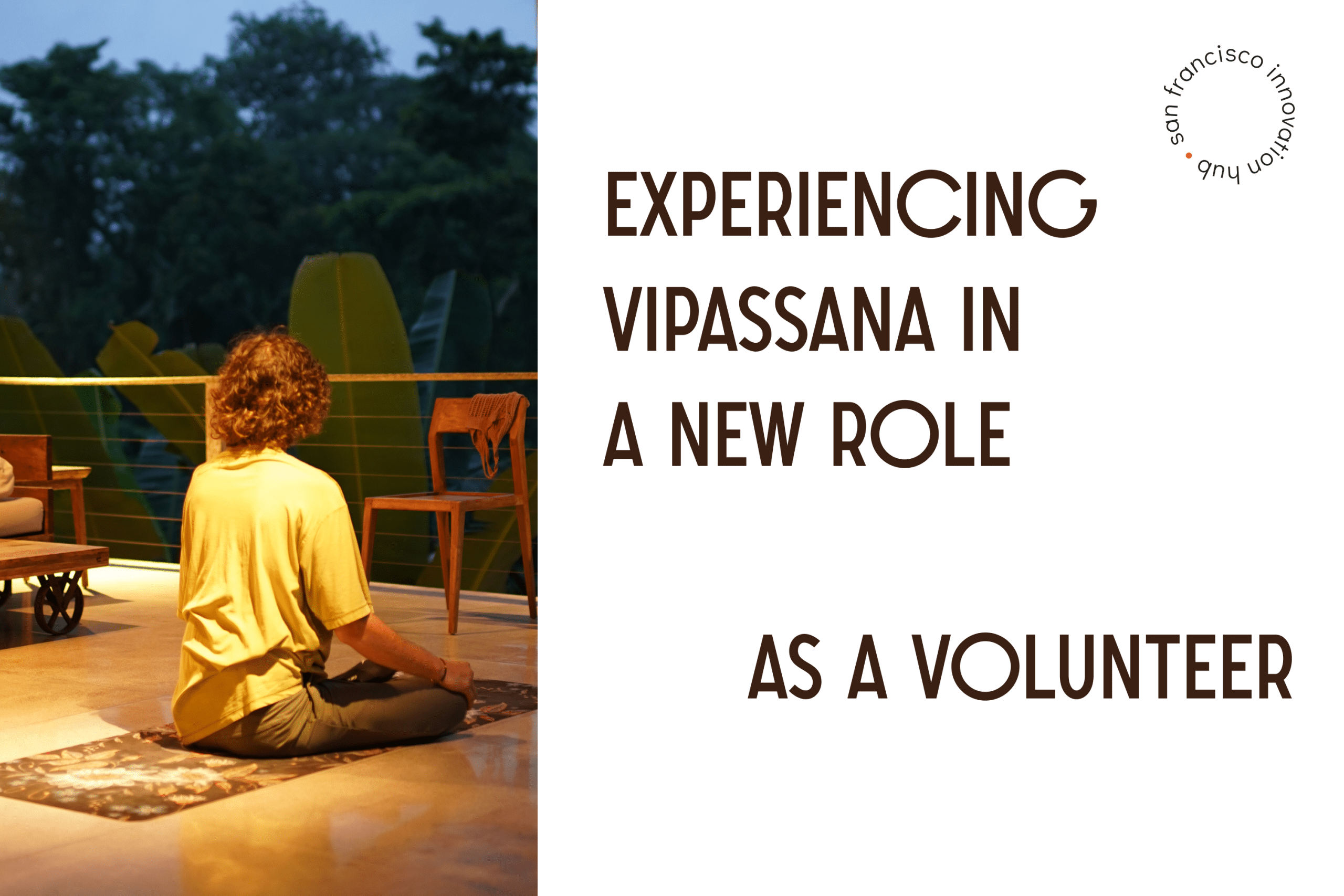 Ruslan Gafarov’s Thoughts: Experiencing Vipassana in a New Role — as a Volunteer